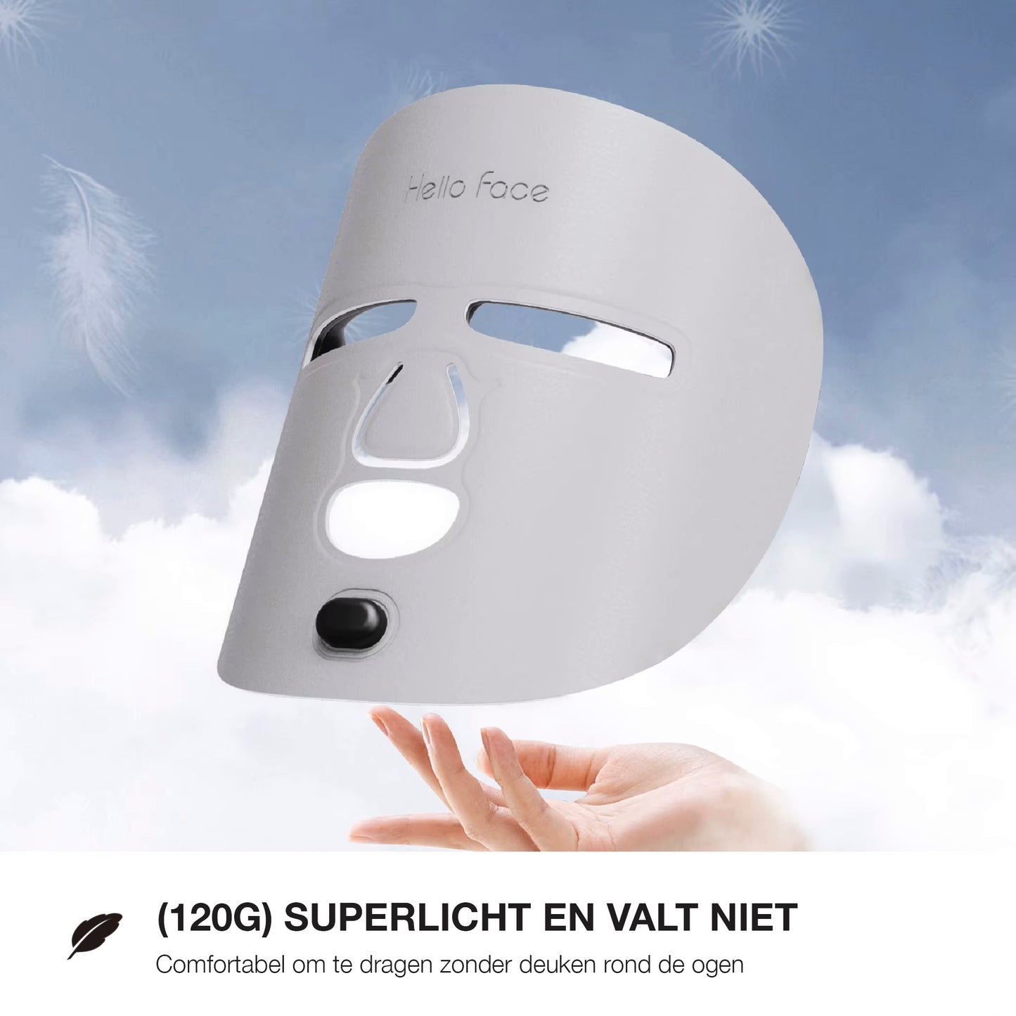 HELLO FACE Rood Licht Therapie Gezichtsmasker